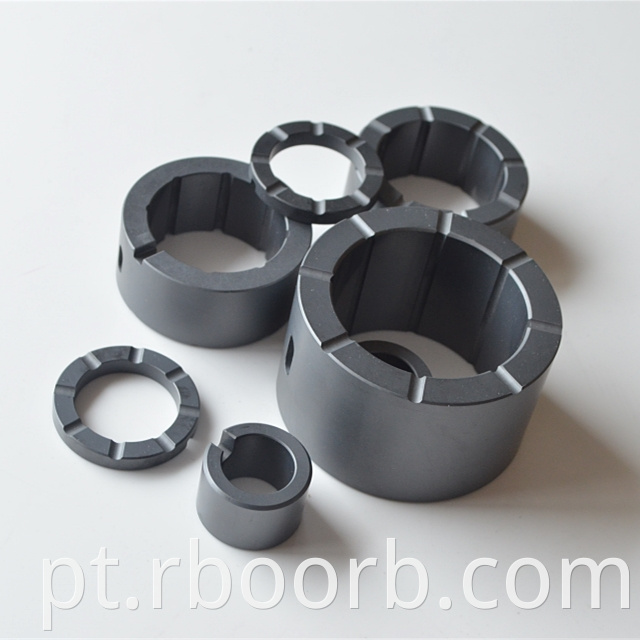 Mirror polish silicon carbide ceramic seal ring